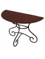 Small console table wrought iron