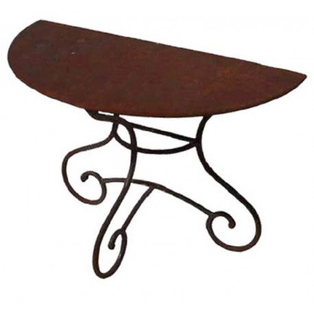 Small console table wrought iron