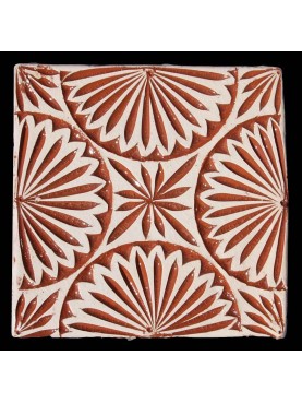 Morocco engraved tile