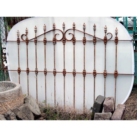 Wrought forged iron garden gate