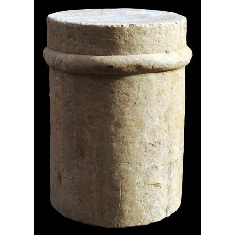 Stone capital H.50cms/Ø35cms