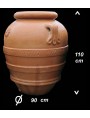 GRANDE ORCIO IMPRUNETINO H. 110 CM. terracotta
