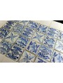 Tavolo con piastrelle 15x15 cm. maiolica azulejos