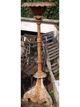Cast iron candlestick