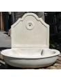 Marble sink in white Carrara marble