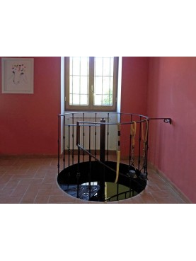 Panizza cast iron spiral staircase