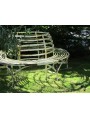 Tree round bench - forged-iron
