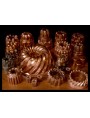 Copper pudding molds