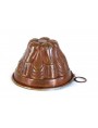 Ancient copper pudding mold