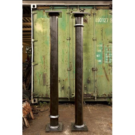 Colonne in ferro, copia delle colonne di una stazione ferroviaria