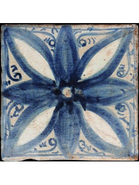 Burgio Majolica tile from Sicily