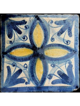 Burgio Majolica tile from Sicily