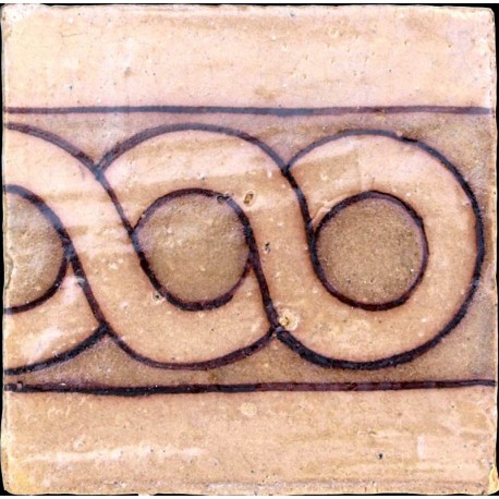 Copia di piastrella di maiolica Vietrese