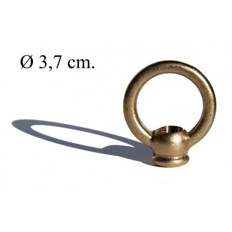 Maniglia in ottone diametro 3,7 cm