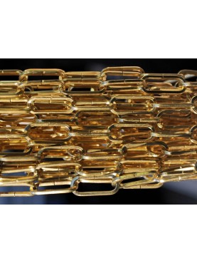 Brass chain with 4.7-cm mesh