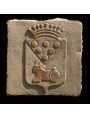 Medici's coat of arms sand-stone