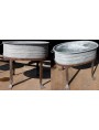 Recycled oval sink - Zinc
