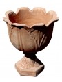 Terracotta Chalices tulip-shaped - large