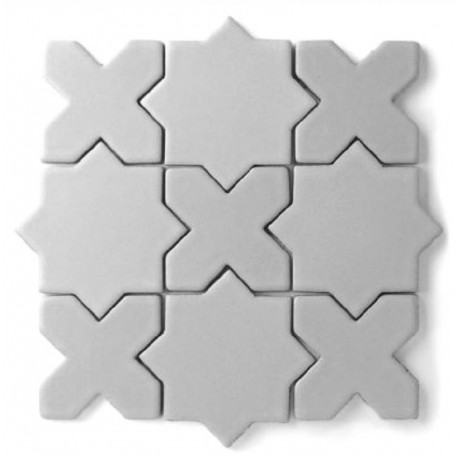 Maiolica tiles stars and crosses 20x20 cm