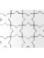 Maiolica tiles stars and crosses 7x7 cm