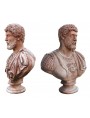 Hadrian terracotta bust without patina
