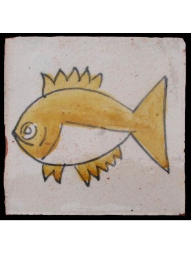 Piastrelle Berbere pesci 9,5x9,5cm