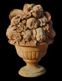 Vase of fruits terracotta Impruneta