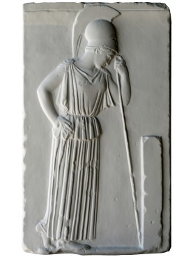 "Meditating Athena" plaster cast reproduction