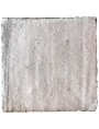 White Hand made maiolica tile
