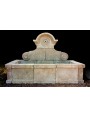 Large limestone stone fountain