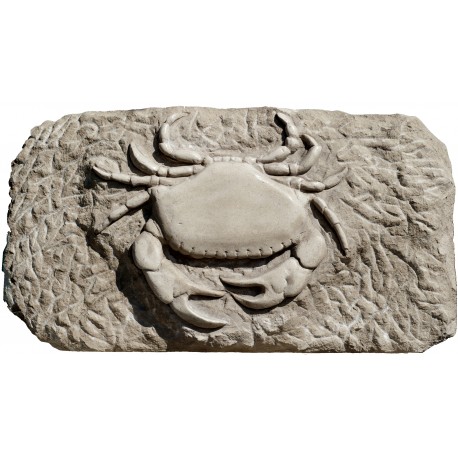 Limestone crab sculpture