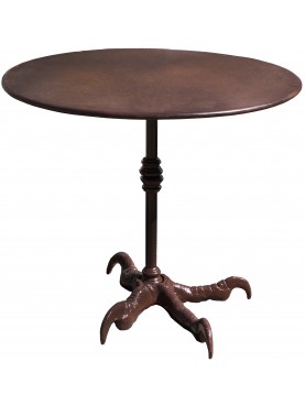 Table with gryphon foot Ø55cms - round iron table