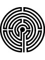 Labyrinth of San Vitale Ravenna simple design