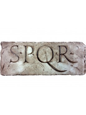 Epigrafe Romana SPQR anticata