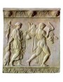Terracotta basrelief Hercules roman greek classic