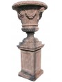 Big ornamental Medicis vase with coat of arms