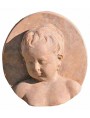 Oval terracotta basrelief - Andrea Della Robbia