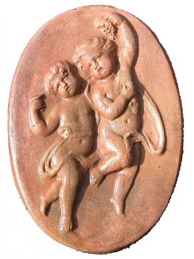 Terracotta basrelief from Andrea della Robbia