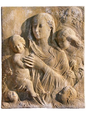 Madonna del Carmine - Agostino di Duccio - terracotta - reproduction