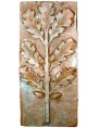 Terracotta bas-relief - Oak branch with acorns