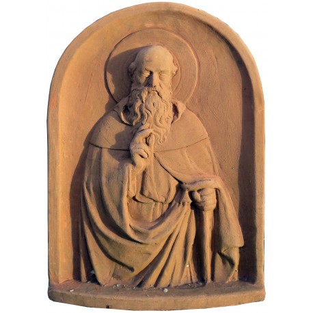 Sant' Antonio abate in terracotta