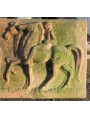 Bassorilievo in terracotta Cavalli e Cavalieri greci