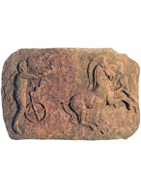 Terracotta bas-rilief chariot