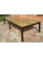 Grande tavolo minimalista 350 CM in ferro e piastrelle