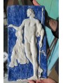 Classic greek man figure - majolica