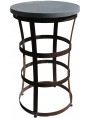 Stone and wrought iron table - our production