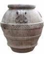 Tuscan jar H.100cms Impruneta clay with patina