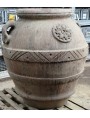 Tuscan jar H.100cms Impruneta clay with patina