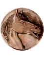 Horse Head small right in Terracotta
