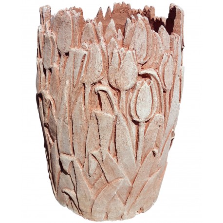 Terracotta cachepot